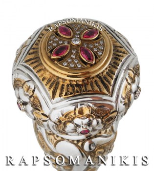 Ασημένια Αρχιερατική Βακτηρία Μεγάλη